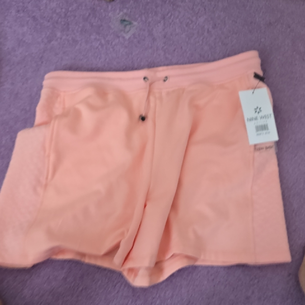 Nine West Pink Athletic Shorts Casual Style